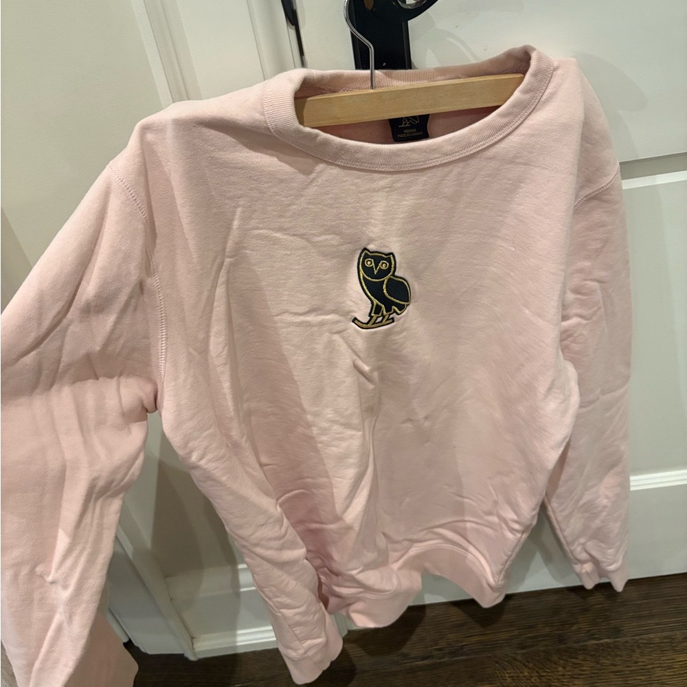 OVO Pink Crewneck Sweatshirt SIZE MEDIUM- used